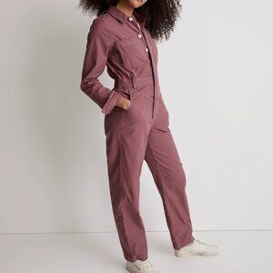 NWT Madewell Garment-Dyed L/S Jumpsuit (M)